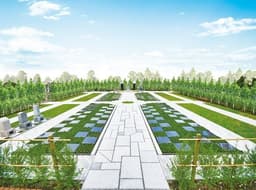 全区画フラットなバリアフリー設計の敷地