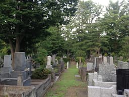 都立 雑司ヶ谷霊園　緑に囲まれた墓域