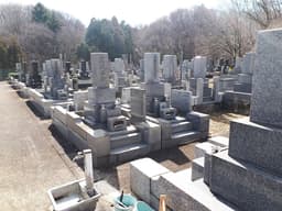 八王子道玄霊園　御影石が美しい墓石